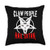 Funny Tees by K Pet Hail Satan Funny Cat Mom Dad Owner Gift Sphynx Throw Pillow_ 18x18_ Multicolor