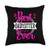 Child Care Tees by K Best Babysitter Ever Thank You Goodbye Appreciation Gift Throw Pillow_ 18x18_ Multicolor