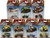 Matchbox Jurassic World Rock Shocker Die Cast Toy Vehicles 7 Pack Gift Set