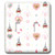 3dRose lsp_210929_2 Pink And White Hearts, Eiffel Towers, And Fleur De Lis Pattern - Double Toggle Switch