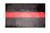 K's Novelties 3x5 First Responder Fire Dept. Department Red Line Flag 3x5 Brass Grommets