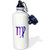 3dRose Virgo Horoscope Symbol-Purple Zodiac Glyph Astrological Star Sign-Sports Water Bottle, 21oz (wb_202183_1), Multicolored