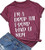 Deloach Couture Im A Drop The F_Bomb Kind of Mom T_Shirt_ Funny Mama Tee Shirt_ Shirt for Mom_ Gift for Mom
