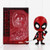 F and J Super_Heroes Deadpool Action Figure Toy_10cm_ Red_