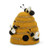 Abbott Collection 27_APIARY_157 Beehive w Bees_6.5 inch  H_ 6.5 inches H_ Yellow