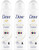 Dove Dry Spray Antiperspirant _ Invisible _ Sheer Fresh _ Net Wt. 3.8 OZ _107 g_ Per Can _ Pack of 3 Cans