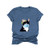 VEZAD Women Plus Size Cartoon Dog Printed Tee T_Shirt Summer Short Sleeve O_Neck Tops Blouse