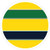 B. Strange Mall Yellow Helmet Design Stickers _3 Pcs Pack_