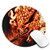 K_yubi Printed Round Mouse pad_ Office Desktop or Gaming Cloth Surface Natural Rubber Round Mouse Mat