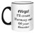 Retrospect Group"#VIRGO" Ceramic Mug, White with Black Handle and Rim