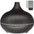 HOMHEAL Essential Oil Diffuser 550ml Oil Diffuser with 4 Timer 7 Color LED Lights Waterless Auto Shut_offr_ Aromatherapy Diffuser with Auto Shut_Off Function _Brown_