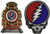 C and D Visionary Application Grateful Dead Patch Set _2 Piece_
