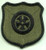 US Army 319th Transportation Brigade OD Subdued Green  and  Black Patch m e