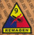 US Army 9th Armored Division REMAGEN Patch tab m e Variant