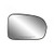 K Source Fits 01_05 HO Civic Coupe_ Sedan Right Pass Convex Mirror Glass w Holder