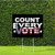 DesignThatSign Count Every Vote on Black Yard Sign 18 inch x22 inch  US Flag with Metal H Stake