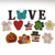 The Lakeside Collection Interchangeable Tabletop and Centerpiece Seasonal Icons _ 13 Pieces