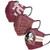 FOCO Florida State Seminoles NCAA Mens Matchday Face Cover _ 3 Pack