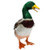 4 Types Home Garden Statues Lawn Duck Ornament Animal Sculpture Gifts Vivid Artificial Feather Lifelike Cute Ducks Family Outdoor Decor Children Toys _ Mallard Duck L_ as described