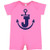 inktastic Monogram J Nautical Anchor Infant Romper 18 Months Raspberry 22315