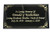 Personalized Plate_ 4.5 inch  x 2.5 inch  Black Name Plate with Gold inscription_ Plaque_ custom engraving