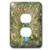 3dRose lsp_41699_6 Head n Peacock Feathers 2 Plug Outlet Cover