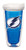 Tervis 1058521 NHL Tampa Bay Lightning Primary Logo Tumbler with Emblem and Frosted Lid 24oz, Blue