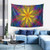 N and P Hippie Bohemian Hanging Bedding Tapestry Yoga Tapestries Hanging Indian Art Tapestry for Living Room Bedroom Dorm Decor