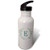 3dRose Wreath with Monogram Initial Letter E in Green on White. _ Water Bottles _wb_337387_2_