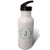 3dRose Wreath with Monogram Initial Letter J in Green on White. _ Water Bottles _wb_337392_2_