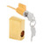 Slide-Co 152515 Sliding Door Locking Unit, Keyed, Brass Plated Diecast