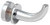 C.R. LAURENCE DRH1CH CRL Chrome Designer Robe Hook