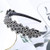 Flower Colorful Rhinestone Girls Hair Hoop Headband Fashion Fixed Hairbands For Women Bezel Accessories_G