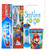 Super Mario Brothers 4pc Bright Smile Oral Hygiene Bundle! Turbo Powered Toothbrush_ Toothpaste_ Brushing Timer  and  Mouthwash Rinse Cup! Plus Dental Gift Bag  and  Tooth Saver Necklace!