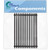 UpStart Components BBQ Grill Cooking Grates Replacement Parts for Weber Genesis Silver B NG S S GRT MICA COL _2000_2001_ _ Compatible Barbeque Porcelain Coated Steel Grid 17 3 4 inch