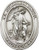 F A Dumont Antique Silver Guardian Angel Visor Clip