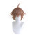 Naegi Makoto Wig Danganronpa Anime Cosplay Short Straight Hair with Cap for Boys and Men Cosplay Halloween Party