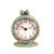 Creative Co-op Grey Pewter Mantel Clock with Birds