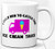 Ice Cream Truck Mug Funny Ice Cream Lover 11 oz Ceramic Tea Coffe Cup Décor