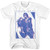 A and E Designs Billy Joel T_Shirt Motorcycle White Tee_ Medium