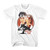 A and E Designs The Karate Kid T_Shirt Distressed Miyagi  and  Daniel Larusso White Tee_ Large