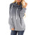 Qvwanle Womens Casual Hooded Tie Dyes Stitching Print Sweatshirt Loose Drawstring Pullover Hoodies _L_ Gray_