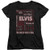 A and E Designs Elvis Presley Womens T_Shirt Flashback Black Tee_ Small