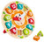 Hape Chunky Clock Puzzle Game, Multicolor, 9.65'' x 1.38''