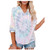 F_topbu Women's Lightweight Tie Dye Printed Hoodie Sweatshirts Casual Loose Long Sleeve Pullover Hooded Tops Blouse