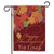 GiftsForYouNow Happy Thanksgiving Double Sided Personalized Garden Flag_ 12 1 2  w x 18  h