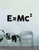 E_Mc2 Quote Decal Sticker Wall Vinyl Art Home Room Decor Teacher School Classroom Science Atom Funny Atom Einstein
