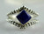 Lapis Lazuli Ring_ Lapis Lazuli Silver Ring_ 925 Sterling Silver_ Gemstone Ring_ Silver Ring_ Lapis Silver Ring_ Blue Ring Size 3_13 US