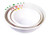 Curious Chef TCC50217 3 Piece Set, Child, Green/White Mixing Bowl