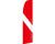 K's Novelties Diver Down Red  and  White Swooper Super Feather Advertising Flag